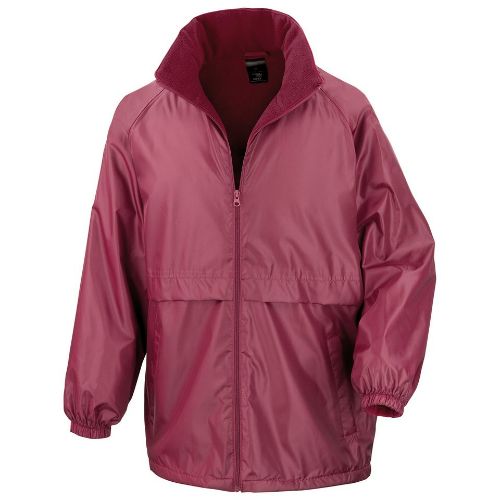 Result Core Core Microfleece Lined Jacket Burgundy